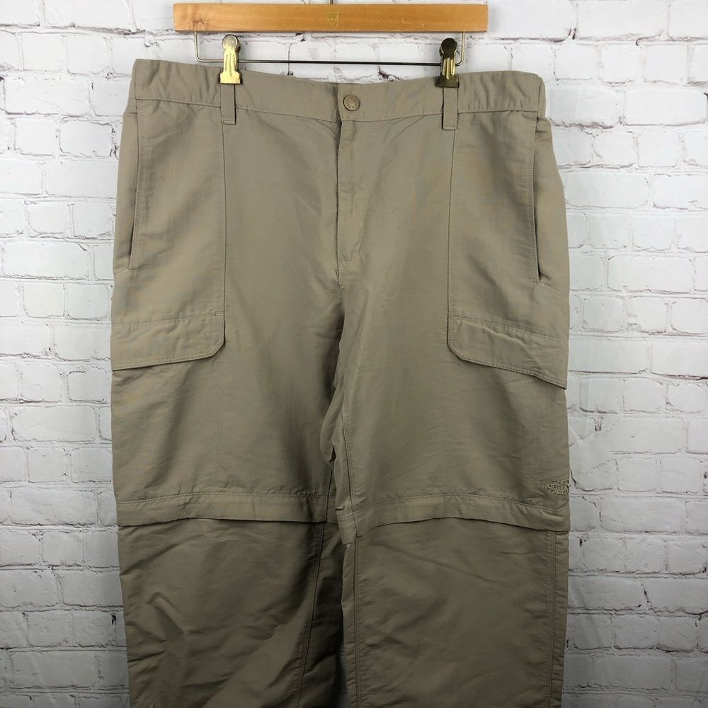 The North Face Tan Outdoor Convertible Pants Men's Sz XL